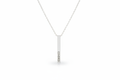 COVERED Bar Necklace - Vertical Charm